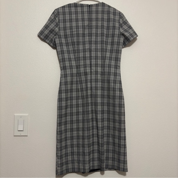 Hugo Boss Gray Plaid Mini Dress - Picture 11 of 15